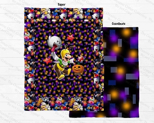 Spooky Plumber Blanket Panel